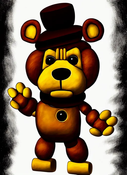 Image similar to portrait of freddy fazbear