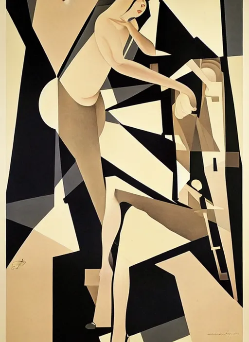 Image similar to constructivism monumental graphic super flat style figurative detailed portrait by avant garde painter and leon bakst, illusion surreal art, highly conceptual figurative art, intricate detailed illustration drawing, controversial poster art, geometrical drawings, no blur