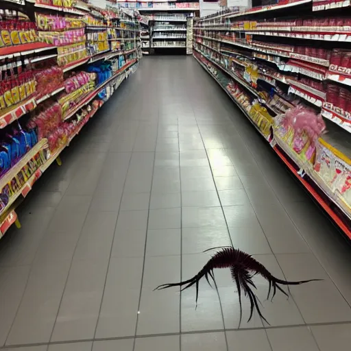 Image similar to giant worm creature in sainsburys