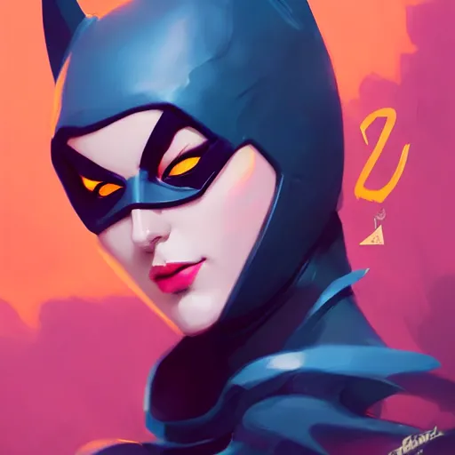 Prompt: portrait of nubile batgirl, art by pete mohrbacher and guweiz and ilya kuvshinov, digital art, highly detailed, intricate, sharp focus, trending on artstation hq, deviantart, unreal engine 5, 4 k uhd image