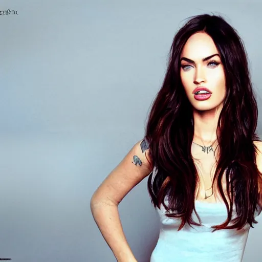 Prompt: megan fox, mouth open with tonsillitis, realistic, photorealistic, otorhinology, photo