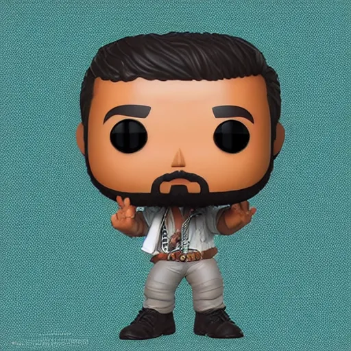 Prompt: “ very very intricate photorealistic photo of a hasan piker funko pop on a white background, award - winning details ”