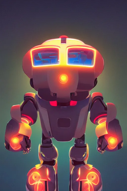 Image similar to metabots medabots medarotto medarot robot minimalist comics helmet mask neon cybereye, behance hd by jesper ejsing, by rhads, makoto shinkai and lois van baarle, ilya kuvshinov, rossdraws global illumination ray tracing hdr radiating a glowing aura