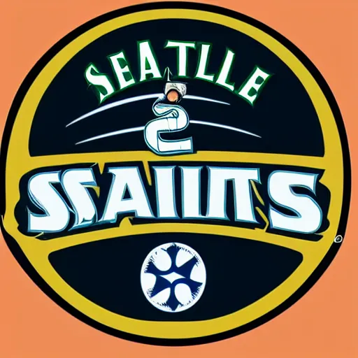Image similar to seattle mariners logo, by dr, seuss