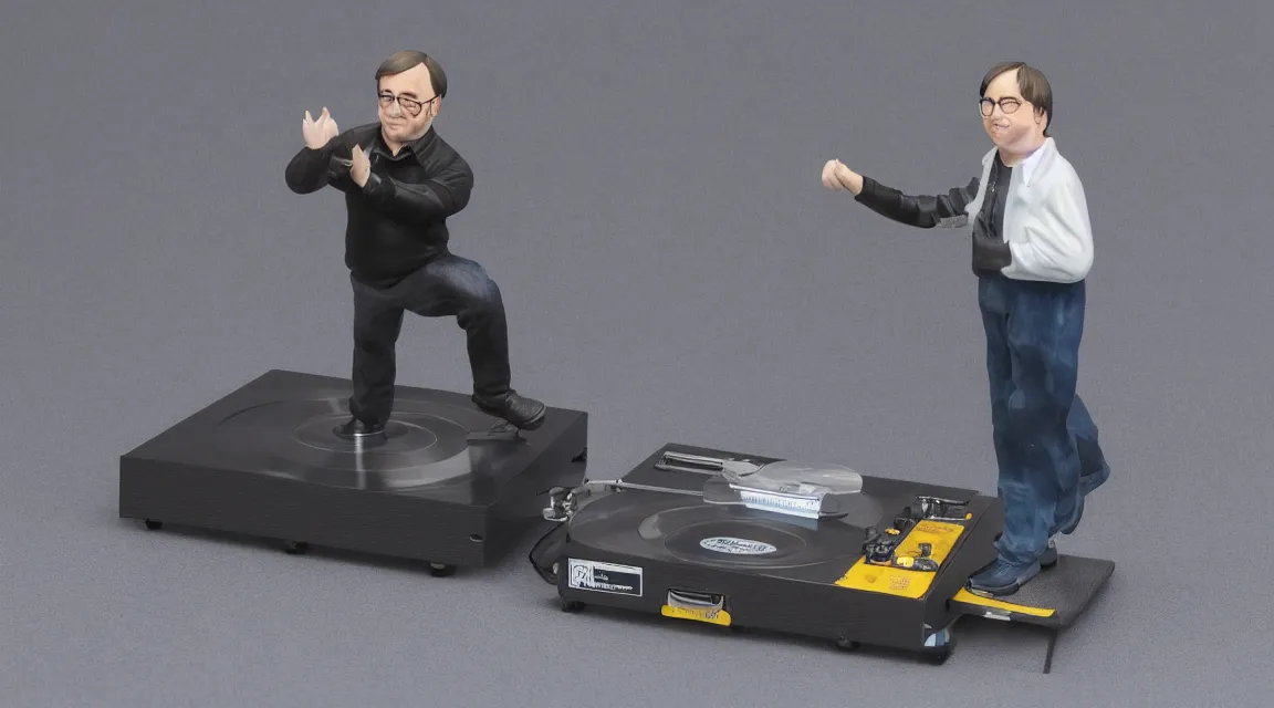 Image similar to vinil scale figure of Linus Torvalds, photo product