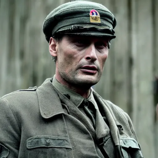 Mads Mikkelsen starring in Saving private Ryan | Stable Diffusion | OpenArt