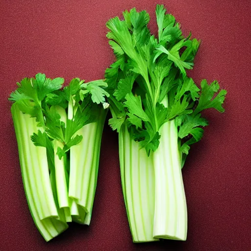 Image similar to celery with a face like selena gomez