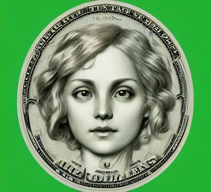 Image similar to cute anthropomorphic dollar by charlie bowater and anna dittmann and artgerm and clemens ascher, portrait, intricate, elegant, green mist, product shot, macro, symmetrical face, highly detailed, dramatic lighting, sharp focus, octane render, trending on artstation, artstationhd, artstationhq, unreal engine, 4 k, 8 k