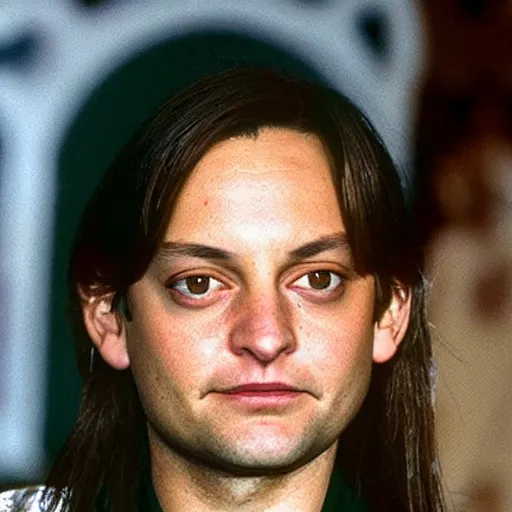 Prompt: Tobey Maguire as a girl