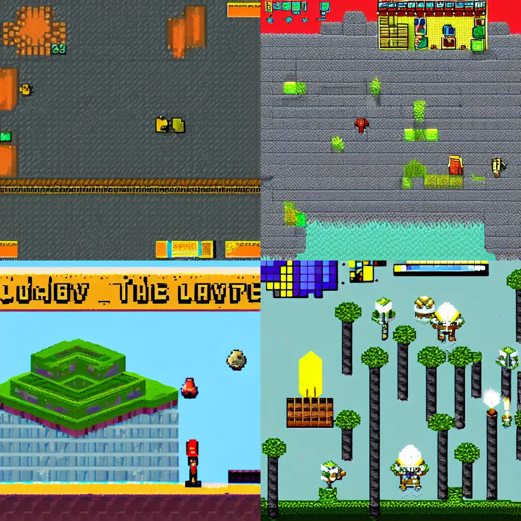 Prompt: Pixel art videogame, setting up colony on the moon, screenshot, indie game dev, dev log