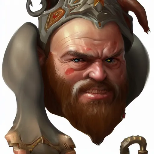 Prompt: a portrait of Gannon dwarf, concept art, trending on artstation 3D.