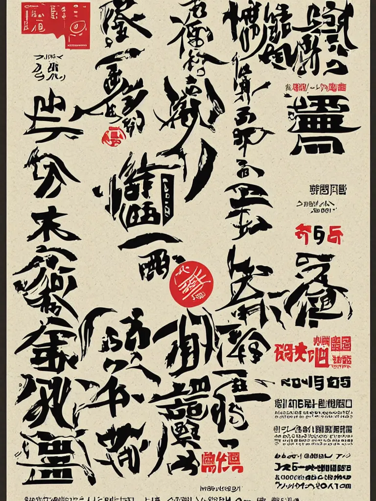 Image similar to poster advertising a restaurant, japanese graphic design, stylish typography