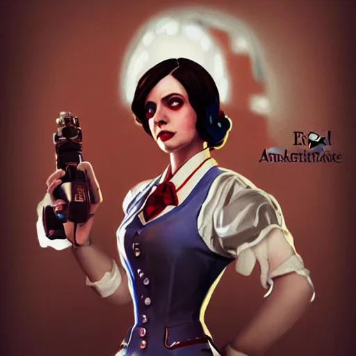 Prompt: Elizabeth, Bioshock Infinite, artstation