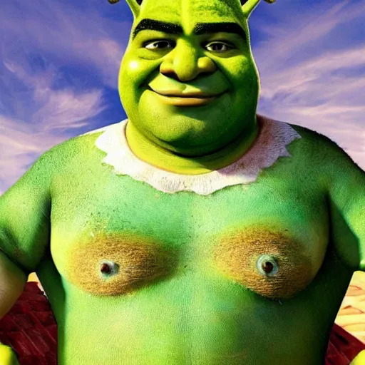 Image similar to mexican shrek