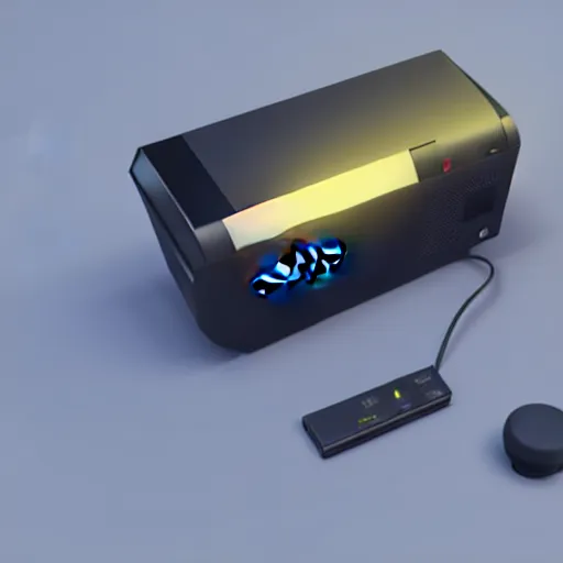 Prompt: an isometric cute 3 d low - poly render of a sony walkman, soft lighting, unreal engine 5