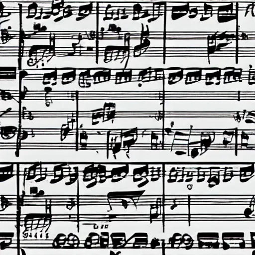 Prompt: “ beethoven sheet music ”
