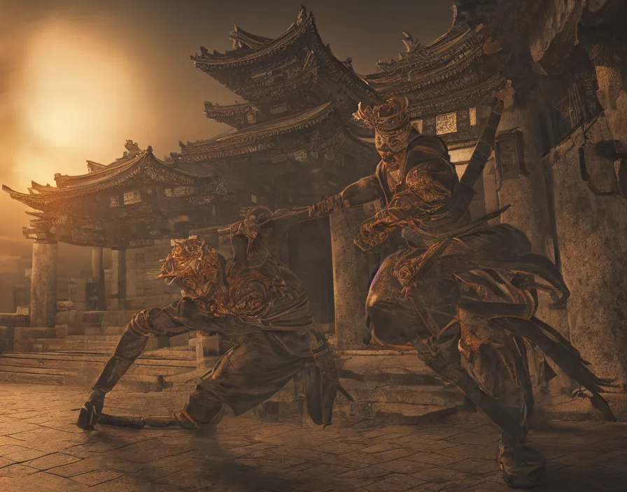 Image similar to shadow ninja in old asian temple, beautiful texture, beautiful graphics, fantasy artwork, very beautiful scenery, hd, hdr, ue 5, ue 6, unreal engine 5, cinematic 4 k wallpaper, 8 k, ultra detailed, by popular digital, details, beautiful image ever created, high resolution, artstation, award winning