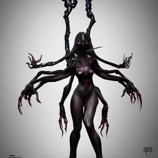 Prompt: Dark goddess with six arms, made by Stanley Artgerm Lau, WLOP, Rossdraws, mitch foust, ArtStation, CGSociety, concept art, cgsociety, octane render, trending on artstation, artstationHD, artstationHQ, unreal engine, 4k, 8k,