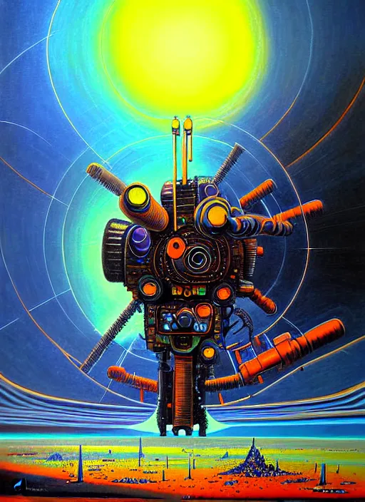 Image similar to apocalypse machine detailed painting by rene laloux