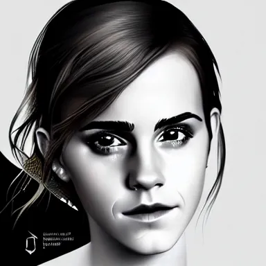 Image similar to portrait of emma watson, digital art, artstation cgsociety masterpiece