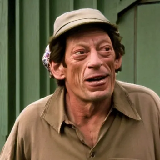 Prompt: jim varney as rickety cricket, it's always sunny in philadelphia, 8 k