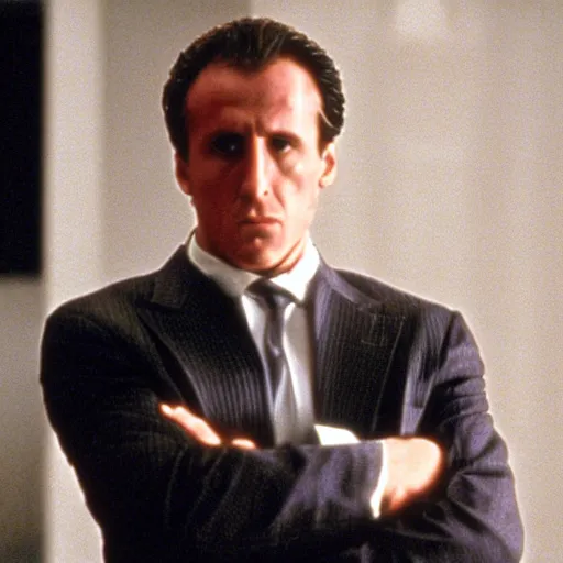 Prompt: Julien Rochedy in American Psycho (1999)