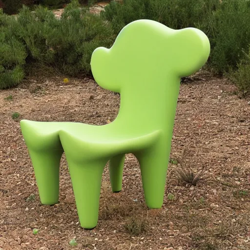 Prompt: a cactus chair