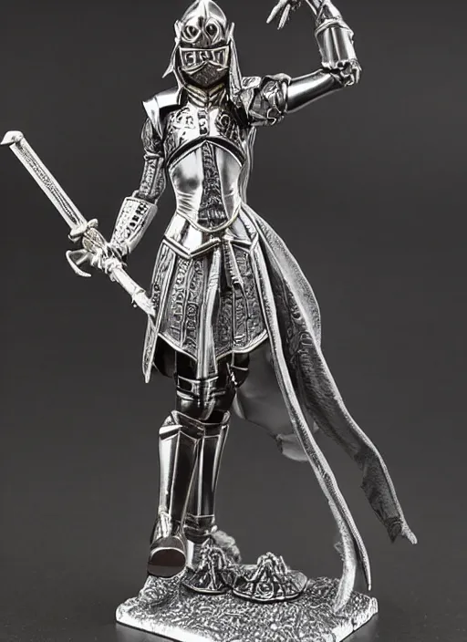 Image similar to 80mm, resin detailed model figure of Alchemy Imperial Princess knight gothic silver