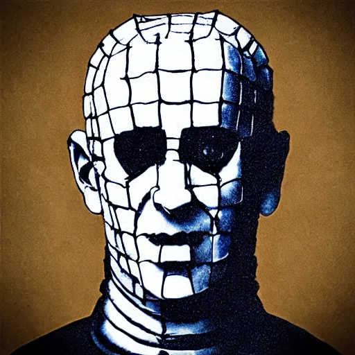 Prompt: “hellraiser portrait”