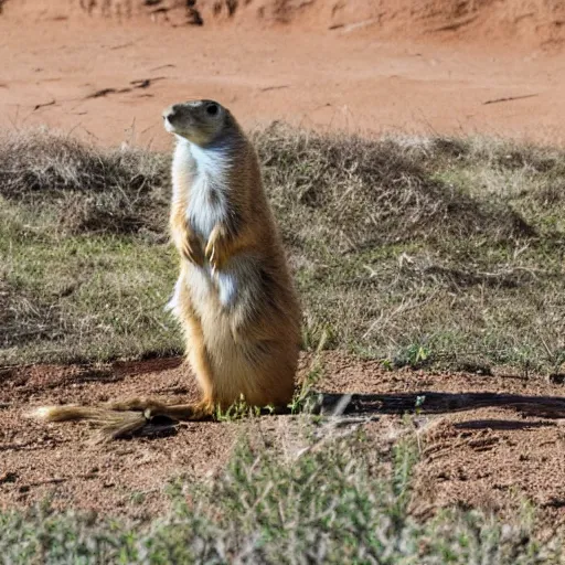 Image similar to Prairie Dog riding on the back of an Emu