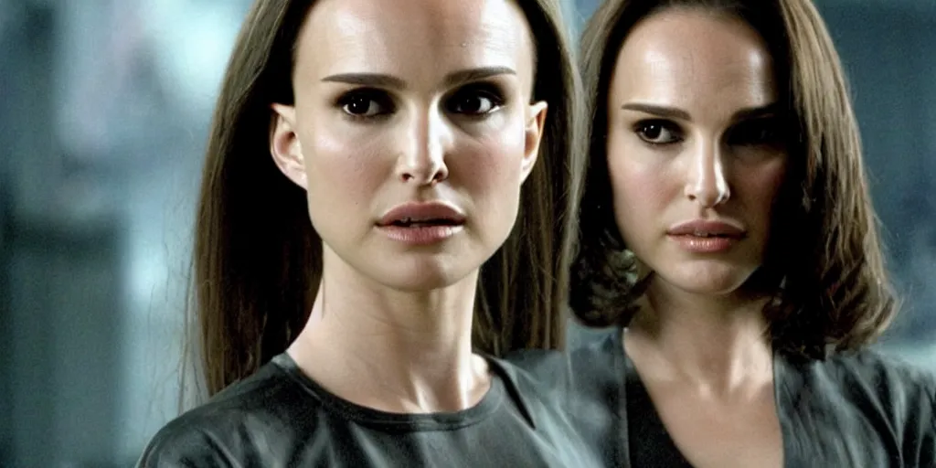 Image similar to natalie portman in matrix