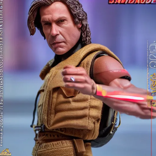 Image similar to John Homelander action figure by Hot Toys.