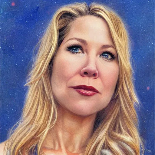 Prompt: Christina Applegate, by Mark Brooks, by Donato Giancola, by RHADS, by Brad Kunkle