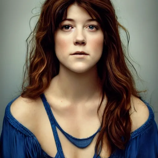 Prompt: a masterpiece portrait photo of a beautiful young women conjoined twins mary elizabeth winstead, symmetrical face