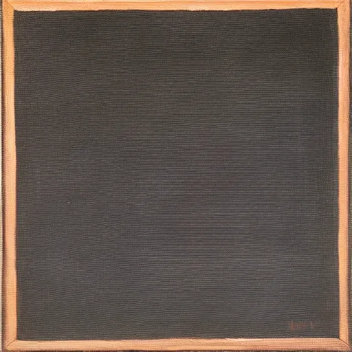 Image similar to a painting of a black square, by Kazimir Malevich