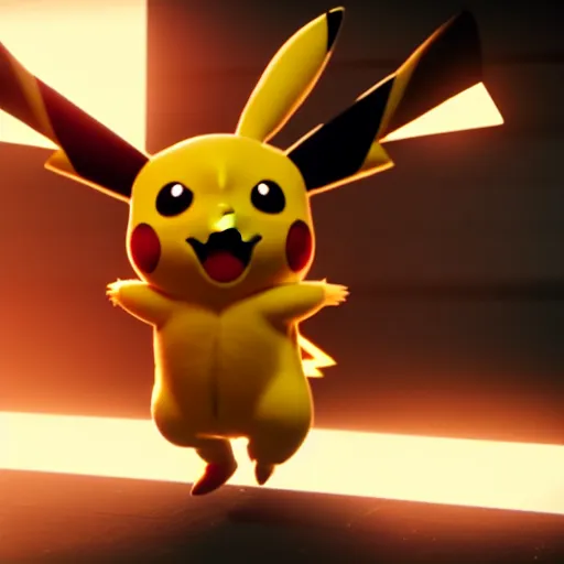 Image similar to pikachu in destiny 2, highly detailed, extremely high quality, hd, 4 k, 8 k, canon 3 0 0 mm, professional photographer, 4 0 mp, lifelike, top - rated, award winning, realistic, detailed lighting, detailed shadows, sharp, no blur, edited, corrected, trending