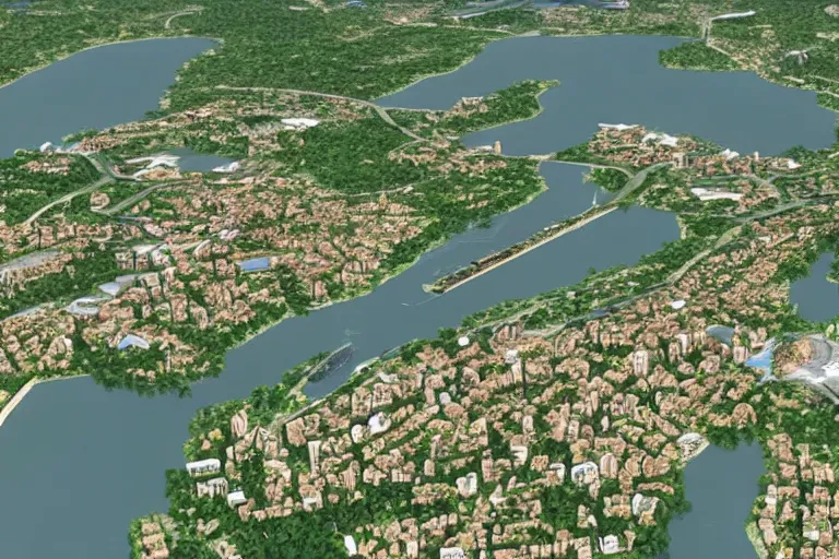 Prompt: the future capital city of liberland