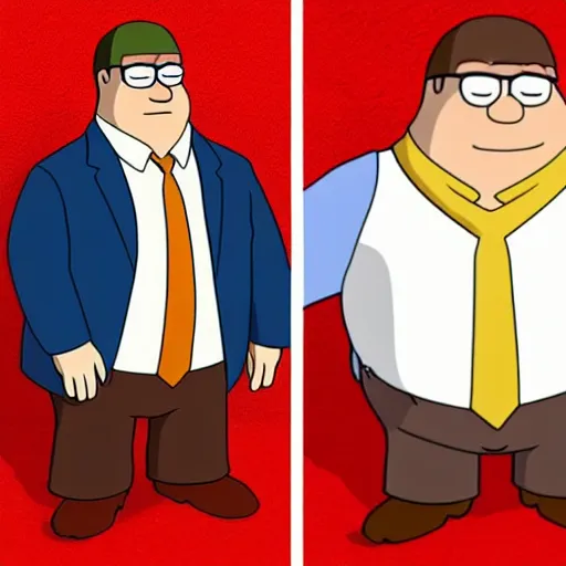 Prompt: peter griffin as a real human being, realistic, photo, HD, detailed