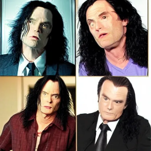 Prompt: tommy wiseau's the room, in the style of steve vance