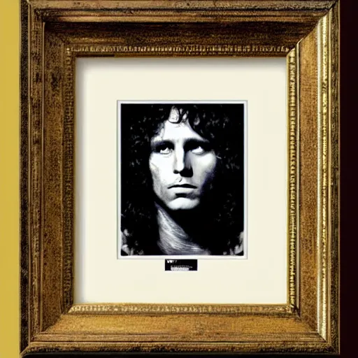 Prompt: portrait of jim morrison in style leonardo da vinciy