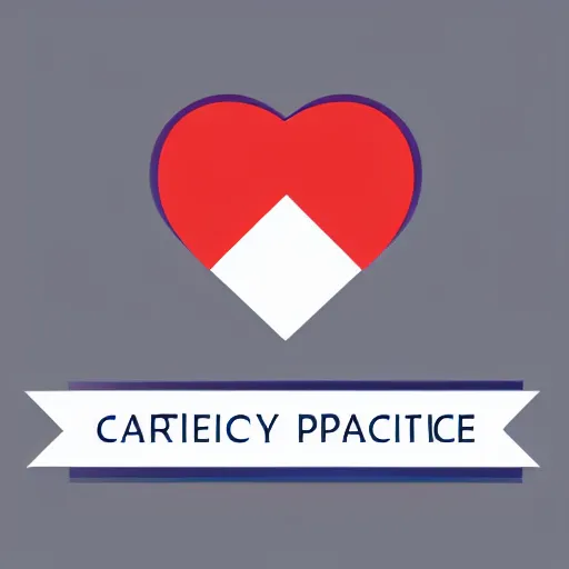 Prompt: vector logo for cardiology medical practice