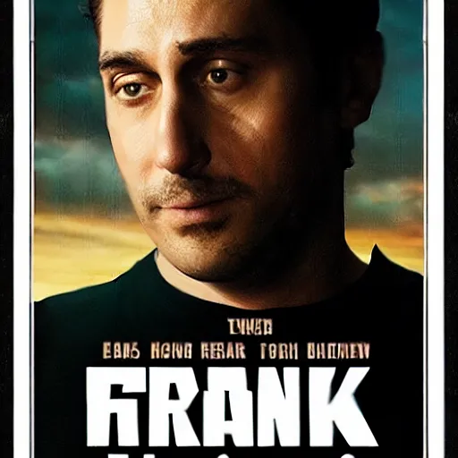 Image similar to movie poster for a guy named frank