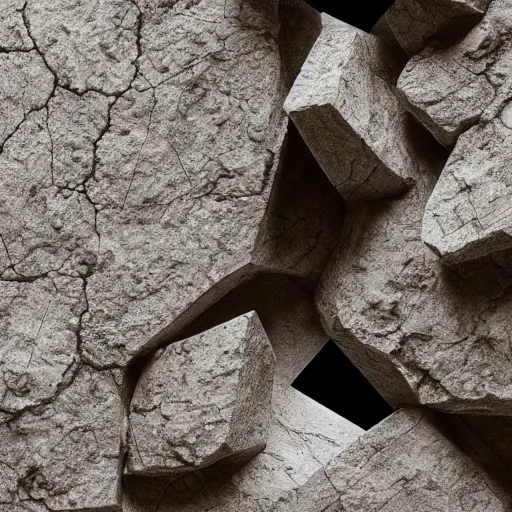 Image similar to A studio photo of a crumbling stone. Used to advertise a new camera. Hyper detailed, 8k, bright.