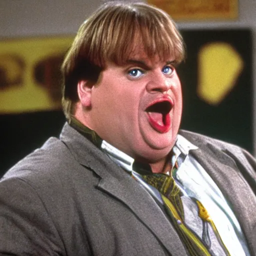 Image similar to Chris Farley starring in Breakiong-Bad