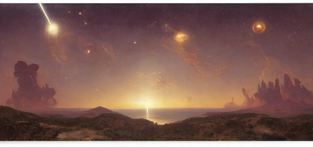 Image similar to The Galactic Empire by Frederic Edwin Church