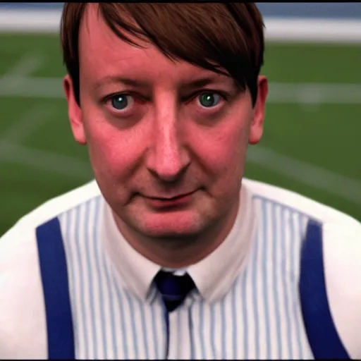 Image similar to Sweaty David Mitchell as Mark Corrigan in Fifa 22