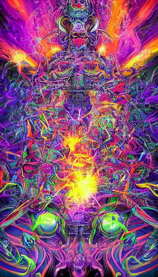 Image similar to psytrance artwork, by david eichenberg