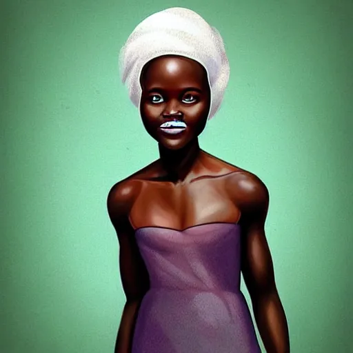 Image similar to lupita nyongo as a character by jk rowling, concept art