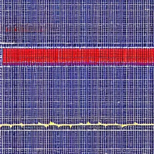 Prompt: ecg of atril fibrillation, highly detailed, full hd