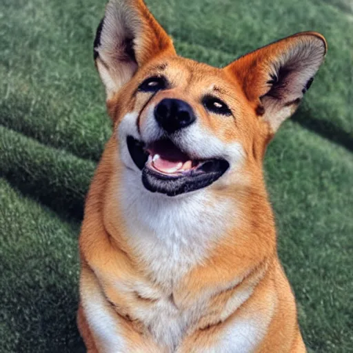 Image similar to realistic photo of dingo took my baby